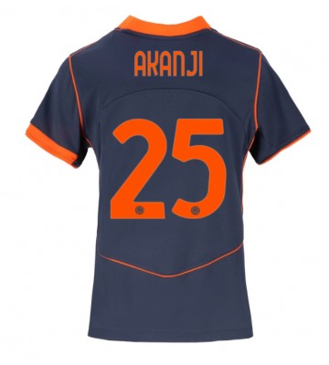 Inter Milan Manuel Akanji #25 Replika Tredjetrøje Dame 2025-26 Kortærmet
